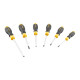 Купить Набор из шести отверток CushionGrip STANLEY STHT16172-0. Официальный магазин Dewalt Украина. Фирменный инструмент и оборудовние DeWALT, STANLEY, BLACK+DECKER, BOSTITCH