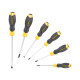 Купить Набор из шести отверток CushionGrip STANLEY STHT16165-0. Официальный магазин Dewalt Украина. Фирменный инструмент и оборудовние DeWALT, STANLEY, BLACK+DECKER, BOSTITCH