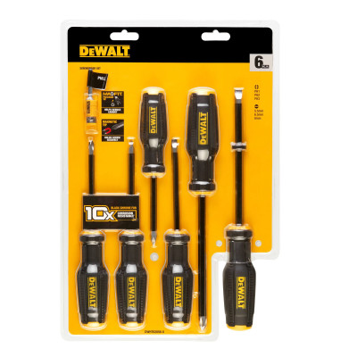 Купить Набор отверток TOUGHSERIES™ MAX FIT®, 6 штук DeWALT DWHT62056-0. Официальный магазин Dewalt Украина. Фирменный инструмент и оборудовние DeWALT, STANLEY, BLACK+DECKER, BOSTITCH