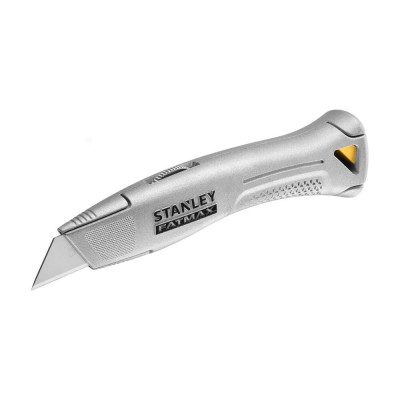 Купити Ніж FatMax® Heavy Duty довжиною 165 мм з фіксованим лезом для оздоблювальних робіт STANLEY FMHT10501-0. Офіційний магазин Dewalt Україна. Фірмовий інструмент та обладнання DeWALT, STANLEY, BLACK+DECKER, BOSTITCH