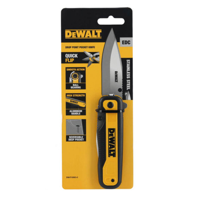 Купити Ніж складаний з довжиною леза 84 мм DeWALT DWHT10993-0. Офіційний магазин Dewalt Україна. Фірмовий інструмент та обладнання DeWALT, STANLEY, BLACK+DECKER, BOSTITCH