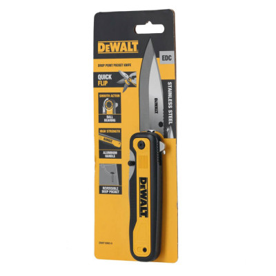 Купити Ніж складаний з довжиною леза 84 мм DeWALT DWHT10993-0. Офіційний магазин Dewalt Україна. Фірмовий інструмент та обладнання DeWALT, STANLEY, BLACK+DECKER, BOSTITCH