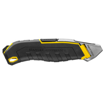 Купить Нож FatMax Integrated Snap Knife длиной 165 мм с лезвием шириной 18 мм с отламывающимися сегментами STANLEY FMHT10592-0. Официальный магазин Dewalt Украина. Фирменный инструмент и оборудовние DeWALT, STANLEY, BLACK+DECKER, BOSTITCH