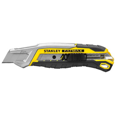 Купить Нож FatMax Integrated Snap Knife длиной 165 мм с лезвием шириной 18 мм с отламывающимися сегментами STANLEY FMHT10594-0. Официальный магазин Dewalt Украина. Фирменный инструмент и оборудовние DeWALT, STANLEY, BLACK+DECKER, BOSTITCH