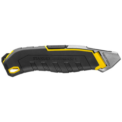 Купить Нож FatMax Integrated Snap Knife длиной 165 мм с лезвием шириной 18 мм с отламывающимися сегментами STANLEY FMHT10594-0. Официальный магазин Dewalt Украина. Фирменный инструмент и оборудовние DeWALT, STANLEY, BLACK+DECKER, BOSTITCH
