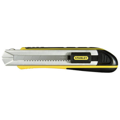 Купить Нож FatMax Cartridge длиной 215 мм с лезвием шириной 25 мм с отламывающимися сегментами STANLEY 0-10-486. Официальный магазин Dewalt Украина. Фирменный инструмент и оборудовние DeWALT, STANLEY, BLACK+DECKER, BOSTITCH