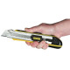 Купить Нож FatMax Cartridge длиной 215 мм с лезвием шириной 25 мм с отламывающимися сегментами STANLEY 0-10-486. Официальный магазин Dewalt Украина. Фирменный инструмент и оборудовние DeWALT, STANLEY, BLACK+DECKER, BOSTITCH