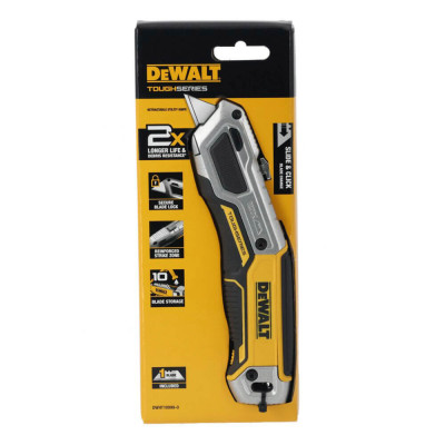 Купить Нож с выдвижным лезвием для отделочных работ DeWALT DWHT10999-0. Официальный магазин Dewalt Украина. Фирменный инструмент и оборудовние DeWALT, STANLEY, BLACK+DECKER, BOSTITCH