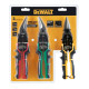 Купить Набор ножниц по металлу ERGO Aviation DeWALT DWHT14676-0. Официальный магазин Dewalt Украина. Фирменный инструмент и оборудовние DeWALT, STANLEY, BLACK+DECKER, BOSTITCH