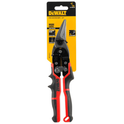 Купить Ножницы по металлу ERGO Aviation длиной 250 мм, левые DeWALT DWHT14673-0. Официальный магазин Dewalt Украина. Фирменный инструмент и оборудовние DeWALT, STANLEY, BLACK+DECKER, BOSTITCH