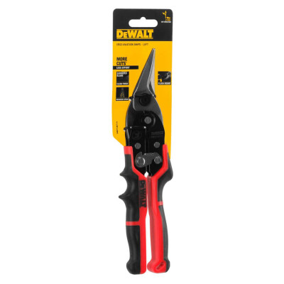 Купить Ножницы по металлу ERGO Aviation длиной 250 мм, левые DeWALT DWHT14673-0. Официальный магазин Dewalt Украина. Фирменный инструмент и оборудовние DeWALT, STANLEY, BLACK+DECKER, BOSTITCH