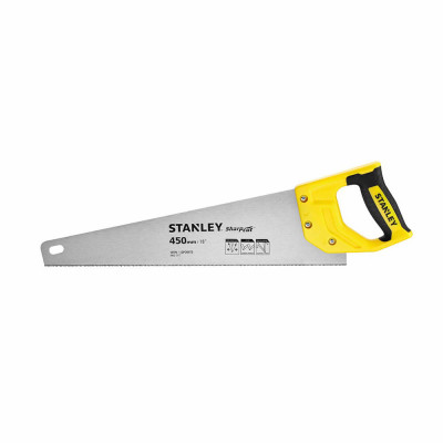 Купить Ножовка SHARPCUT ™ длиной 450 мм для поперечного и продольного реза STANLEY STHT20370-1. Официальный магазин Dewalt Украина. Фирменный инструмент и оборудовние DeWALT, STANLEY, BLACK+DECKER, BOSTITCH