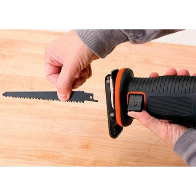 Купити Пила шабельна акумуляторна BLACK+DECKER BDCR18E1. Офіційний магазин Dewalt Україна. Фірмовий інструмент та обладнання DeWALT, STANLEY, BLACK+DECKER, BOSTITCH