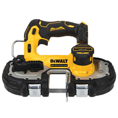 Купити Пила стрічкова акумуляторна безщіткова DeWALT DCS377NT. Офіційний магазин Dewalt Україна. Фірмовий інструмент та обладнання DeWALT, STANLEY, BLACK+DECKER, BOSTITCH
