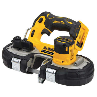 Купити Пила стрічкова акумуляторна безщіткова DeWALT DCS377NT. Офіційний магазин Dewalt Україна. Фірмовий інструмент та обладнання DeWALT, STANLEY, BLACK+DECKER, BOSTITCH