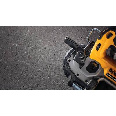 Купити Пила стрічкова акумуляторна безщіткова DeWALT DCS377NT. Офіційний магазин Dewalt Україна. Фірмовий інструмент та обладнання DeWALT, STANLEY, BLACK+DECKER, BOSTITCH