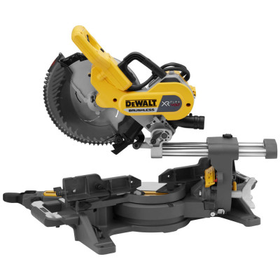 Купити Пила торцювальна акумуляторна безщіткова DeWALT DCS727N. Офіційний магазин Dewalt Україна. Фірмовий інструмент та обладнання DeWALT, STANLEY, BLACK+DECKER, BOSTITCH