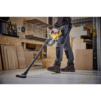 Купити Пилосос акумуляторний DeWALT DCV501LN. Офіційний магазин Dewalt Україна. Фірмовий інструмент та обладнання DeWALT, STANLEY, BLACK+DECKER, BOSTITCH