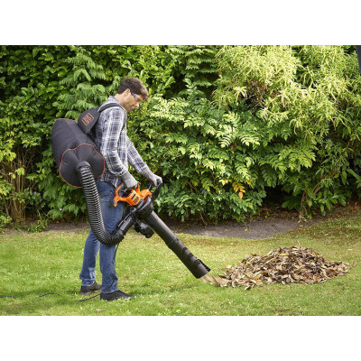 Купити Садовий пилосос електричний BLACK+DECKER BEBLV300. Офіційний магазин Dewalt Україна. Фірмовий інструмент та обладнання DeWALT, STANLEY, BLACK+DECKER, BOSTITCH
