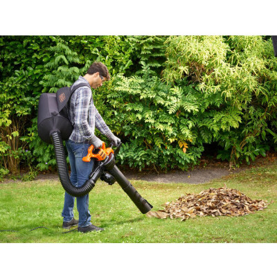 Купить Садовый пылесос электрический BLACK+DECKER BEBLV290. Официальный магазин Dewalt Украина. Фирменный инструмент и оборудовние DeWALT, STANLEY, BLACK+DECKER, BOSTITCH