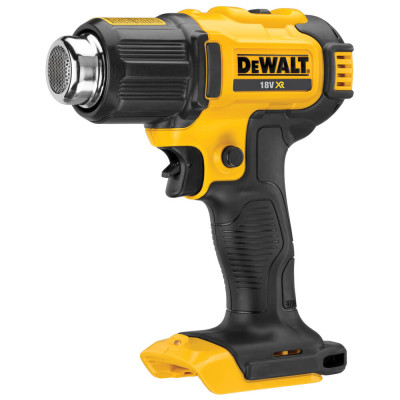 Купити Пістолет гарячого повітря - фен акумуляторний DeWALT DCE530N. Офіційний магазин Dewalt Україна. Фірмовий інструмент та обладнання DeWALT, STANLEY, BLACK+DECKER, BOSTITCH