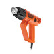 Купить Пистолет горячего воздуха - фен сетевой BLACK+DECKER KX2001. Официальный магазин Dewalt Украина. Фирменный инструмент и оборудовние DeWALT, STANLEY, BLACK+DECKER, BOSTITCH