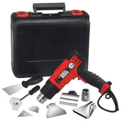 Купить Пистолет горячего воздуха - фен сетевой BLACK+DECKER KX2200K. Официальный магазин Dewalt Украина. Фирменный инструмент и оборудовние DeWALT, STANLEY, BLACK+DECKER, BOSTITCH