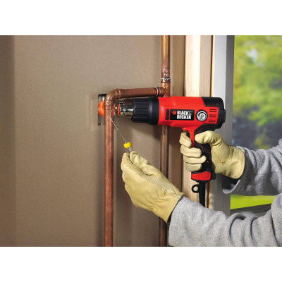 Купить Пистолет горячего воздуха - фен сетевой BLACK+DECKER KX2200K. Официальный магазин Dewalt Украина. Фирменный инструмент и оборудовние DeWALT, STANLEY, BLACK+DECKER, BOSTITCH