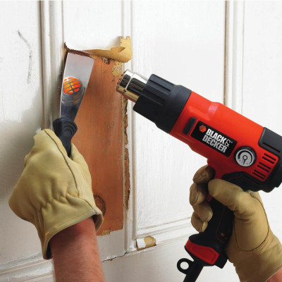 Купить Пистолет горячего воздуха - фен сетевой BLACK+DECKER KX2200K. Официальный магазин Dewalt Украина. Фирменный инструмент и оборудовние DeWALT, STANLEY, BLACK+DECKER, BOSTITCH