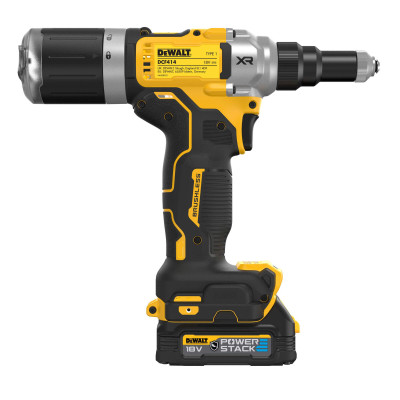 Купити Заклепочник акумуляторний безщітковий DeWALT DCF414E2GT. Офіційний магазин Dewalt Україна. Фірмовий інструмент та обладнання DeWALT, STANLEY, BLACK+DECKER, BOSTITCH