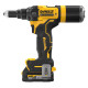 Купити Заклепочник акумуляторний безщітковий DeWALT DCF403E1GT. Офіційний магазин Dewalt Україна. Фірмовий інструмент та обладнання DeWALT, STANLEY, BLACK+DECKER, BOSTITCH