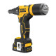 Купити Заклепочник акумуляторний безщітковий DeWALT DCF403E1GT. Офіційний магазин Dewalt Україна. Фірмовий інструмент та обладнання DeWALT, STANLEY, BLACK+DECKER, BOSTITCH