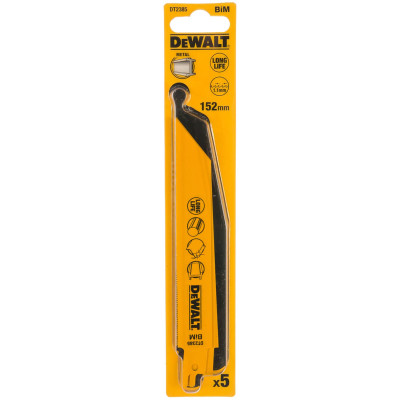 Купить Полотно пильное биметаллическое DeWALT DT2385. Официальный магазин Dewalt Украина. Фирменный инструмент и оборудовние DeWALT, STANLEY, BLACK+DECKER, BOSTITCH