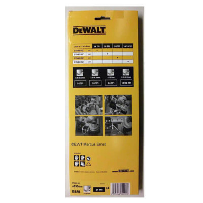 Купити Полотно пильне для металу DeWALT DT8462. Офіційний магазин Dewalt Україна. Фірмовий інструмент та обладнання DeWALT, STANLEY, BLACK+DECKER, BOSTITCH
