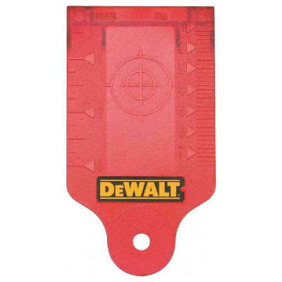 Купити Мішень-променевловлювач для ротаційних лазерів DeWALT DE0730. Офіційний магазин Dewalt Україна. Фірмовий інструмент та обладнання DeWALT, STANLEY, BLACK+DECKER, BOSTITCH