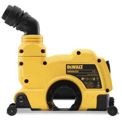 Купити Захисний кожух 125 мм для відводу пилу - бороздоділ DeWALT DWE46225. Офіційний магазин Dewalt Україна. Фірмовий інструмент та обладнання DeWALT, STANLEY, BLACK+DECKER, BOSTITCH