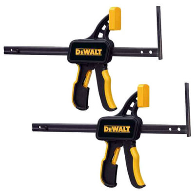 Купити Струбцини для напрямних шин DeWALT DWS5026. Офіційний магазин Dewalt Україна. Фірмовий інструмент та обладнання DeWALT, STANLEY, BLACK+DECKER, BOSTITCH