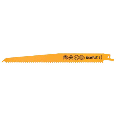 Купити Полотно пиляльне DeWALT, BiM, для шабельних пил DeWALT DT2320_1. Офіційний магазин Dewalt Україна. Фірмовий інструмент та обладнання DeWALT, STANLEY, BLACK+DECKER, BOSTITCH