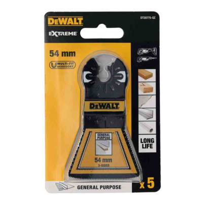 Купить Полотно пильное погружное трехстороннее Extreme DeWALT DT20775. Официальный магазин Dewalt Украина. Фирменный инструмент и оборудовние DeWALT, STANLEY, BLACK+DECKER, BOSTITCH