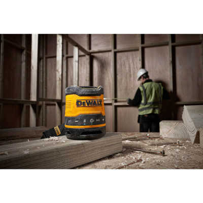 Купити Колонка портативна акумуляторна DeWALT DCR009. Офіційний магазин Dewalt Україна. Фірмовий інструмент та обладнання DeWALT, STANLEY, BLACK+DECKER, BOSTITCH
