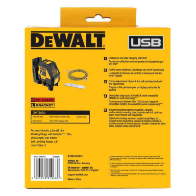 Купити Рівень лазерний лінійний DeWALT DCLE14201RB. Офіційний магазин Dewalt Україна. Фірмовий інструмент та обладнання DeWALT, STANLEY, BLACK+DECKER, BOSTITCH