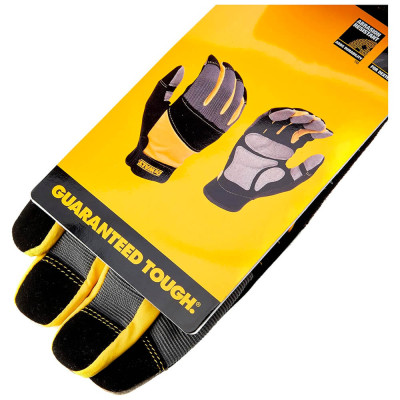 Купить Перчатки универсальные, с дополнительными накладками DeWALT DPG215L. Официальный магазин Dewalt Украина. Фирменный инструмент и оборудовние DeWALT, STANLEY, BLACK+DECKER, BOSTITCH