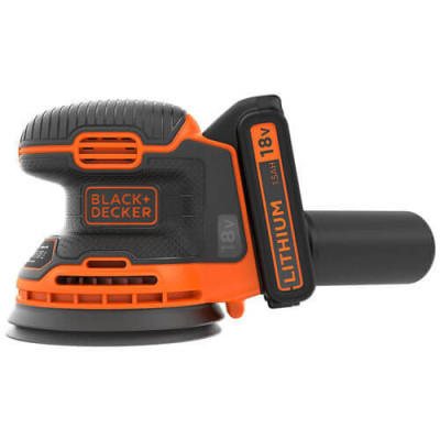 Купить Шлифмашина эксцентриковая аккумуляторная BLACK+DECKER BDCROS18. Официальный магазин Dewalt Украина. Фирменный инструмент и оборудовние DeWALT, STANLEY, BLACK+DECKER, BOSTITCH