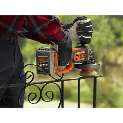 Купить Шлифмашина угловая - болгарка аккумуляторная BLACK+DECKER BCG720M1. Официальный магазин Dewalt Украина. Фирменный инструмент и оборудовние DeWALT, STANLEY, BLACK+DECKER, BOSTITCH