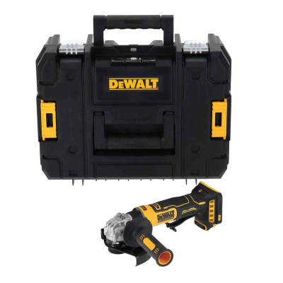 Купити Шліфмашина кутова - болгарка акумуляторна безщіткова DeWALT DCG404NT. Офіційний магазин Dewalt Україна. Фірмовий інструмент та обладнання DeWALT, STANLEY, BLACK+DECKER, BOSTITCH