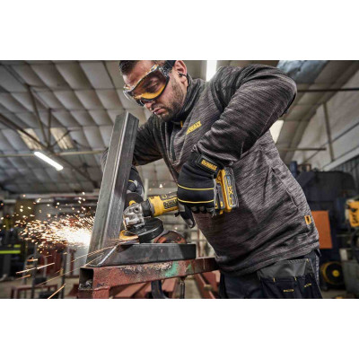 Купити Шліфмашина кутова - болгарка акумуляторна безщіткова DeWALT DCG404NT. Офіційний магазин Dewalt Україна. Фірмовий інструмент та обладнання DeWALT, STANLEY, BLACK+DECKER, BOSTITCH
