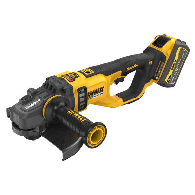 Купити Шліфмашина кутова - болгарка акумуляторна безщіткова DeWALT DCG460X2. Офіційний магазин Dewalt Україна. Фірмовий інструмент та обладнання DeWALT, STANLEY, BLACK+DECKER, BOSTITCH