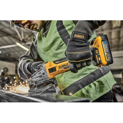 Купити Шліфмашина кутова - болгарка акумуляторна безщіткова DeWALT DCG405H2T. Офіційний магазин Dewalt Україна. Фірмовий інструмент та обладнання DeWALT, STANLEY, BLACK+DECKER, BOSTITCH