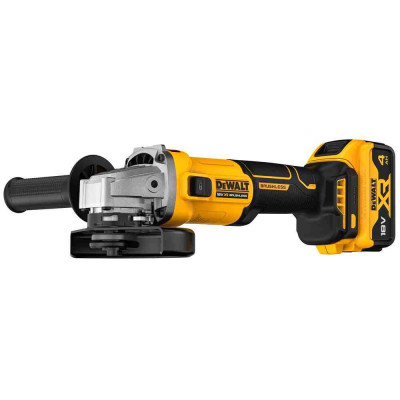 Купити Шліфмашина кутова - болгарка акумуляторна безщіткова DeWALT DCG407M1T. Офіційний магазин Dewalt Україна. Фірмовий інструмент та обладнання DeWALT, STANLEY, BLACK+DECKER, BOSTITCH