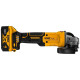 Купити Шліфмашина кутова - болгарка акумуляторна безщіткова DeWALT DCG407M1T. Офіційний магазин Dewalt Україна. Фірмовий інструмент та обладнання DeWALT, STANLEY, BLACK+DECKER, BOSTITCH